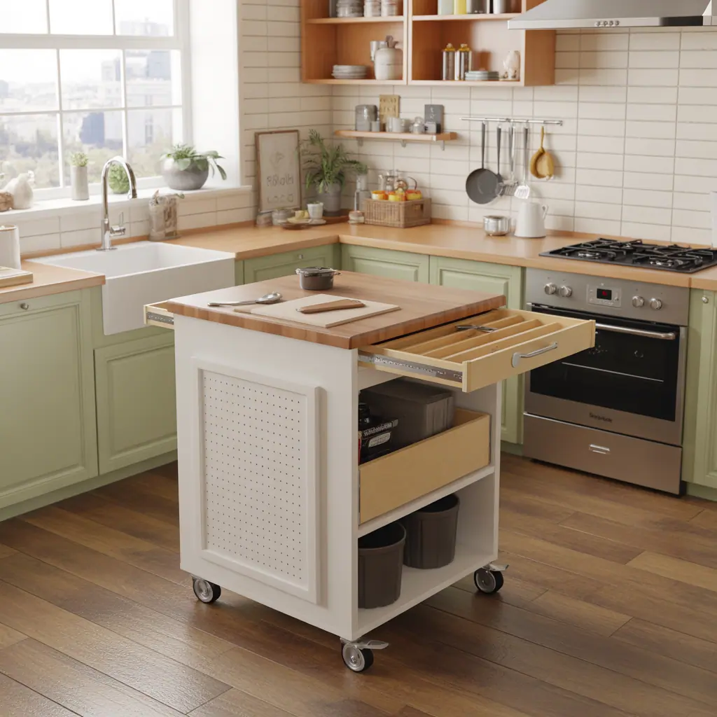 ideas for moveable kitchen island