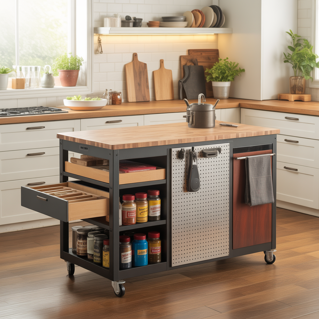 ideas for moveable kitchen island
