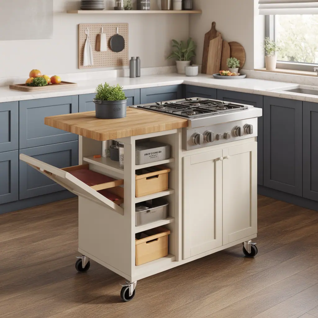 ideas for moveable kitchen island