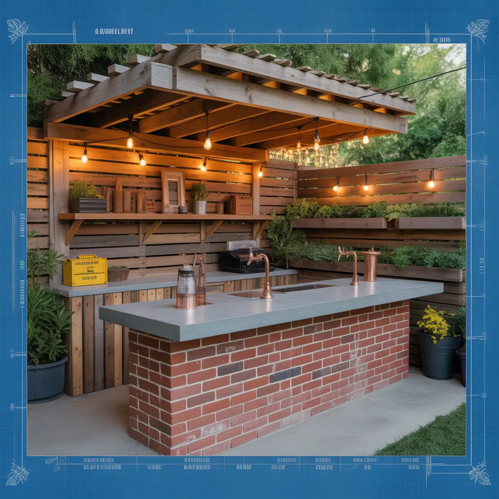 ideas for outdoor bar