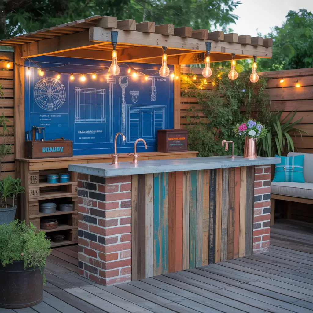 ideas for outdoor bar