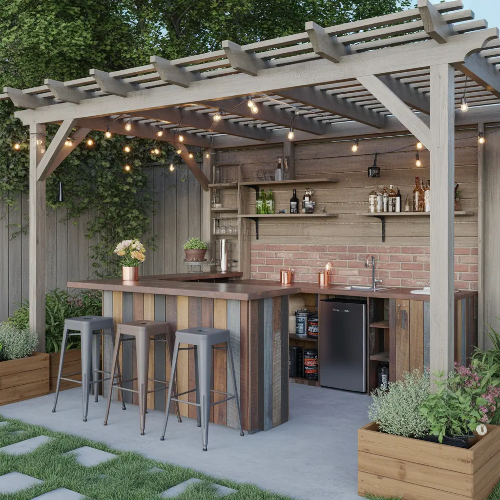 ideas for outdoor bar