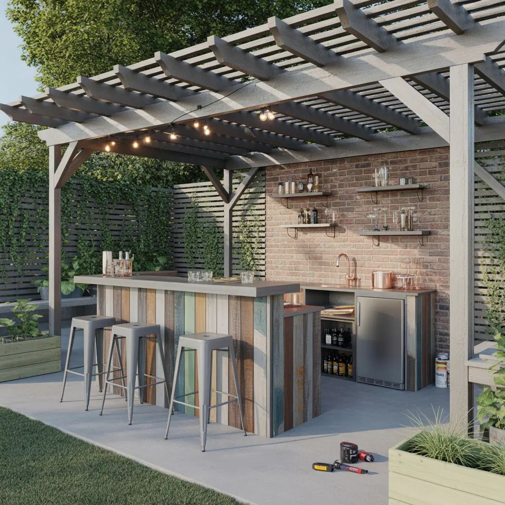 ideas for outdoor bar
