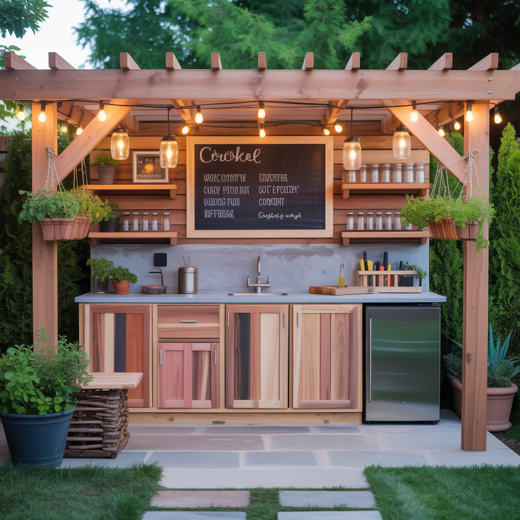ideas for outdoor bar