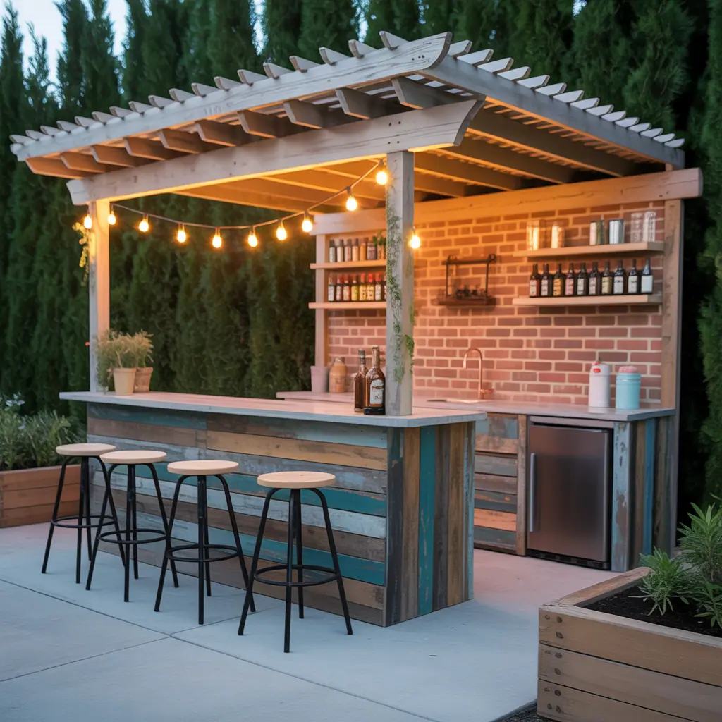 ideas for outdoor bar