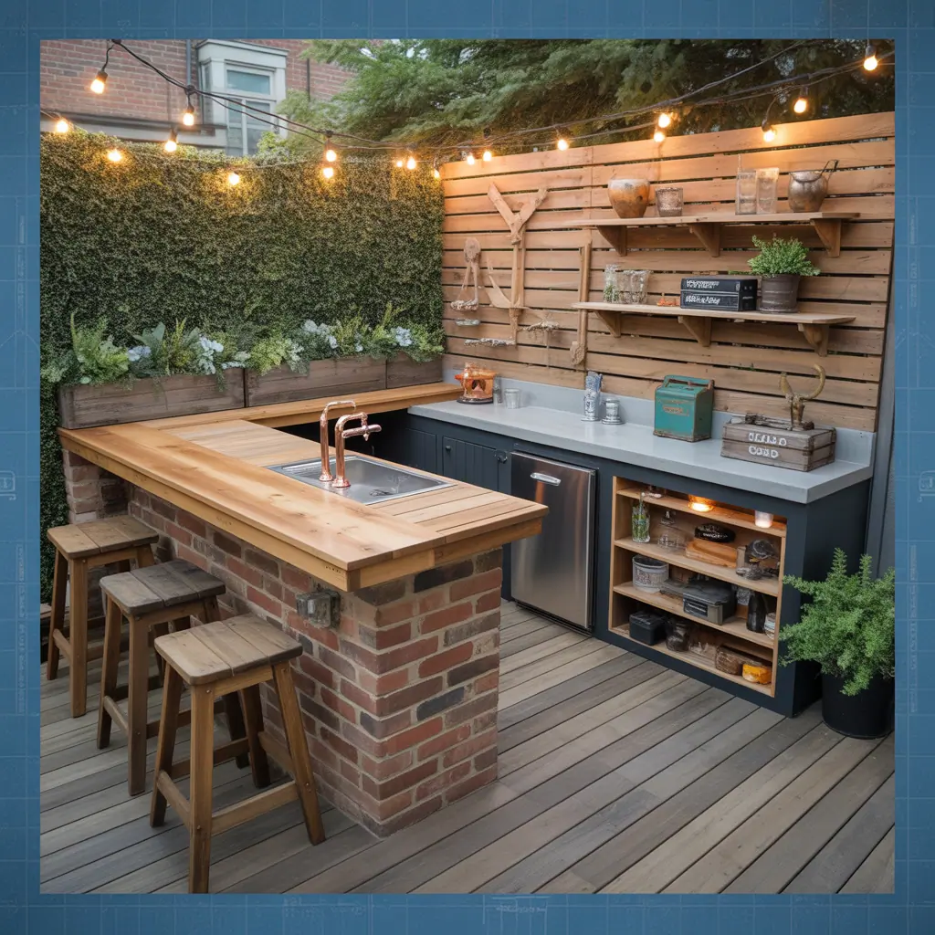 ideas for outdoor bar