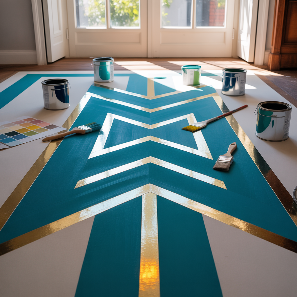 ideas for painted floors