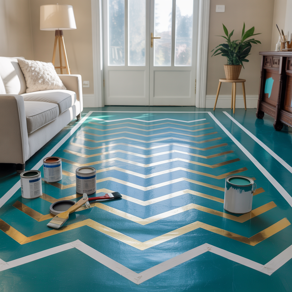 ideas for painted floors