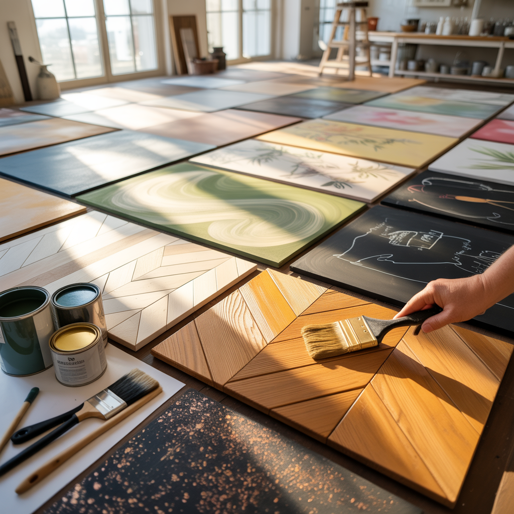 ideas for painted floors