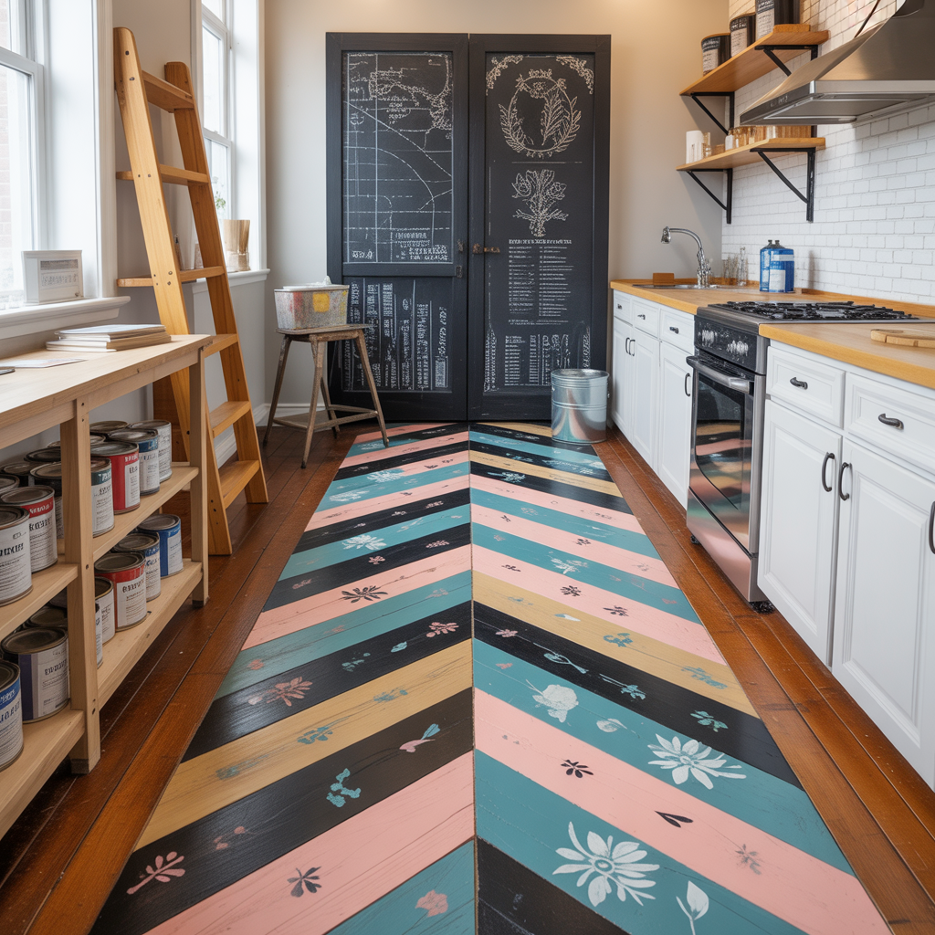 ideas for painted floors