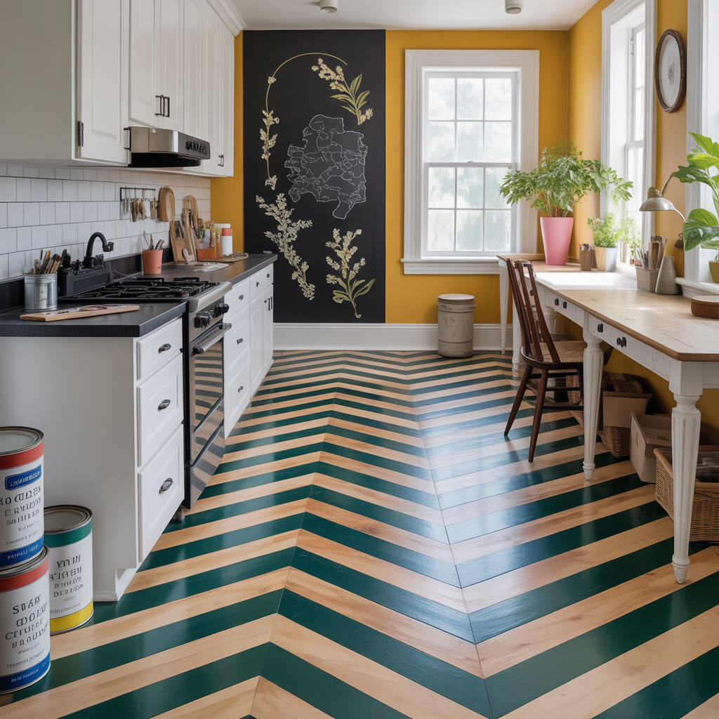 ideas for painted floors