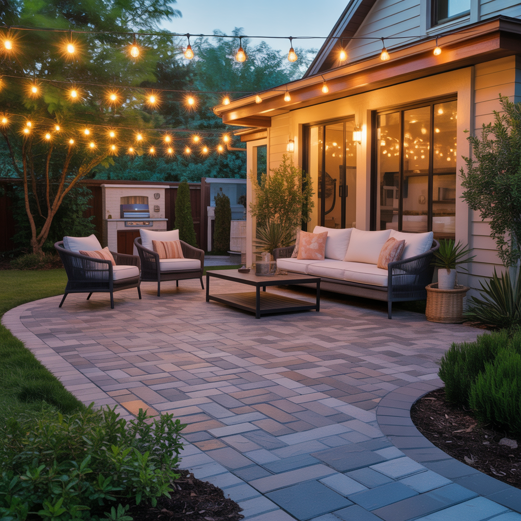 ideas for paver patio