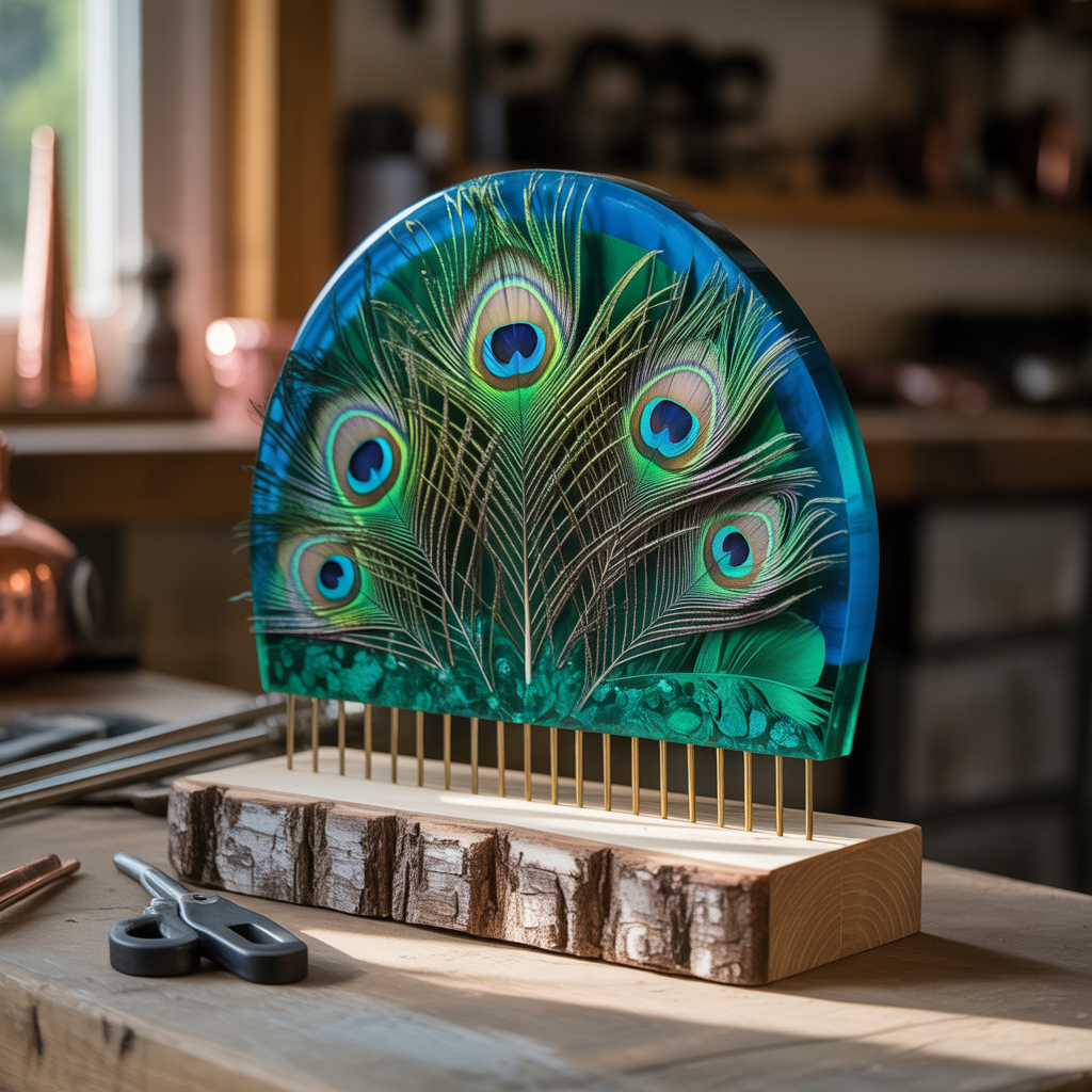 ideas for peacock feather centerpieces