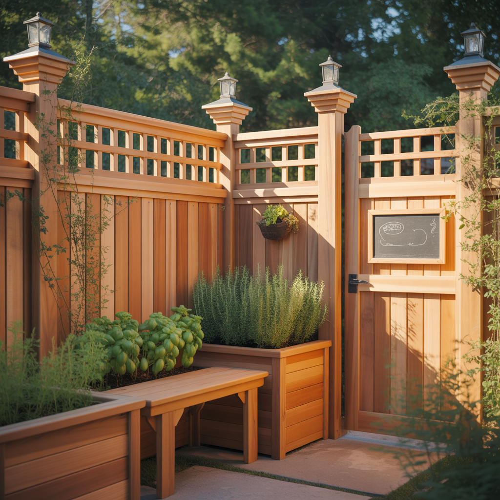 ideas for privacy fence