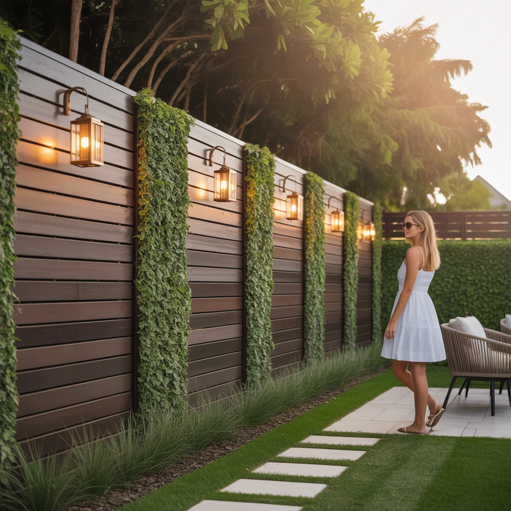 ideas for privacy fence
