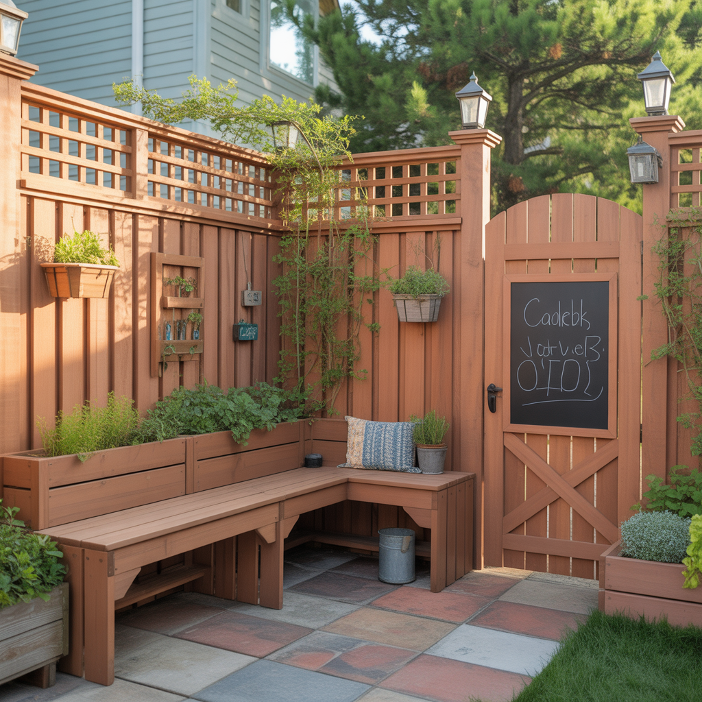 ideas for privacy fence