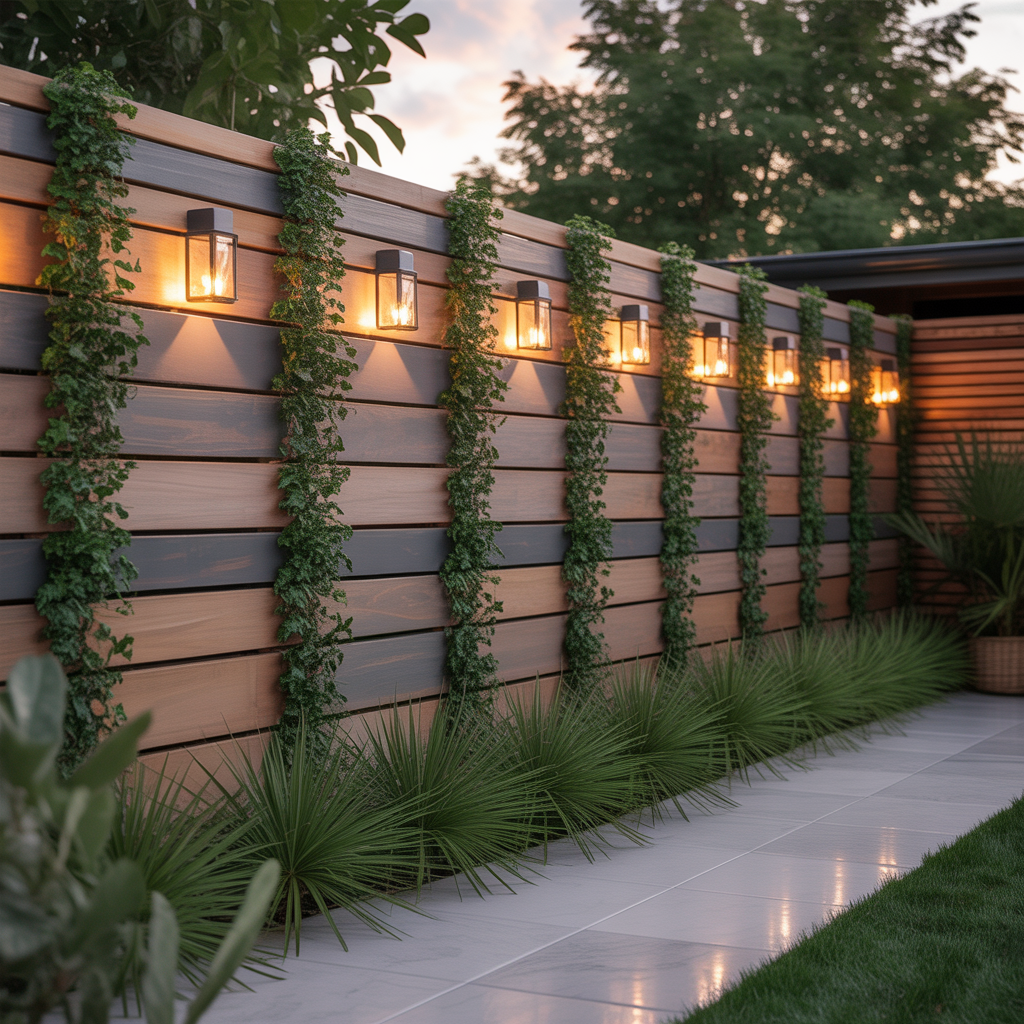 ideas for privacy fence