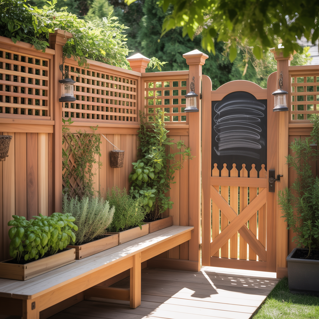 ideas for privacy fence