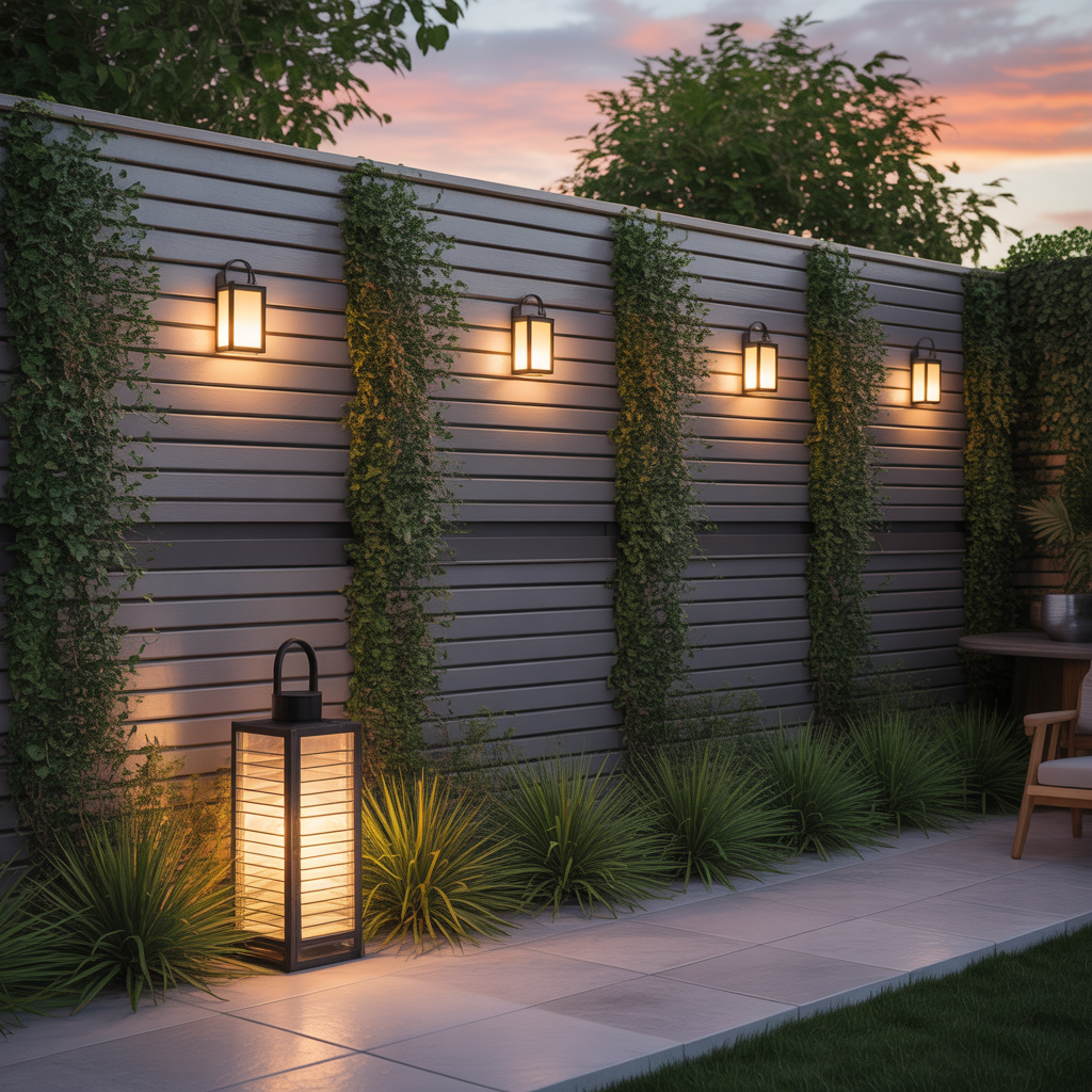 ideas for privacy fence