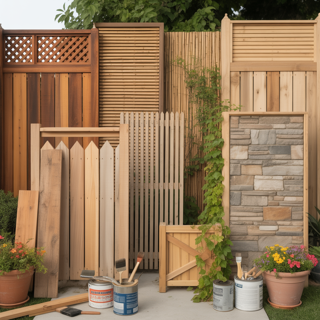 ideas for privacy fence