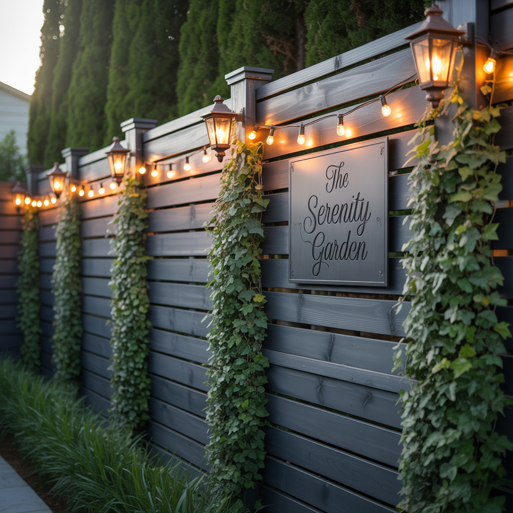 ideas for privacy fence