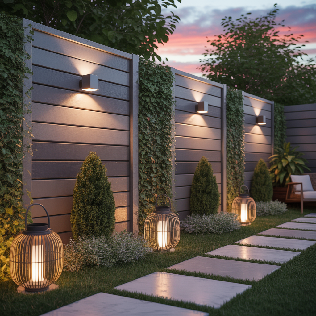 ideas for privacy fence