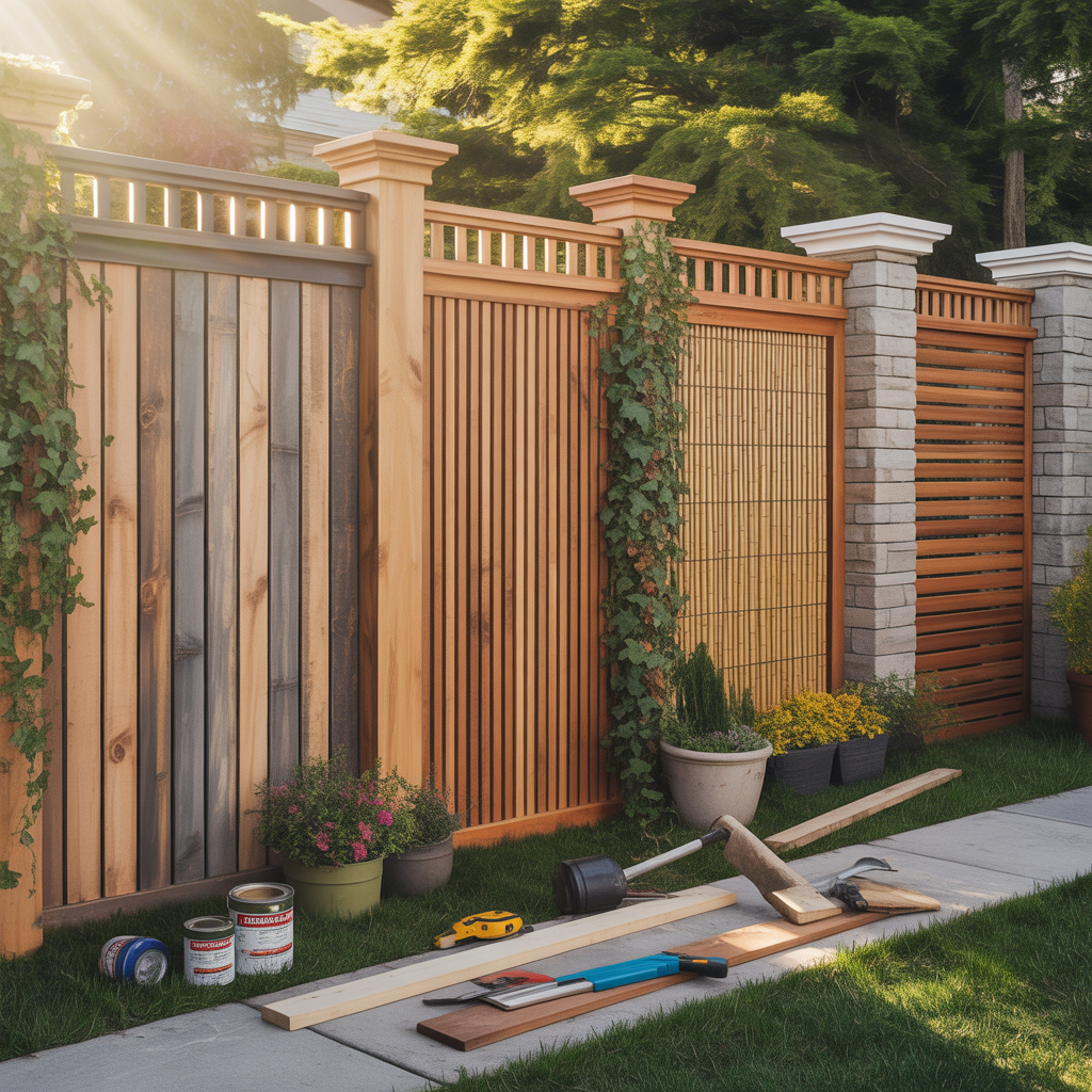 ideas for privacy fence