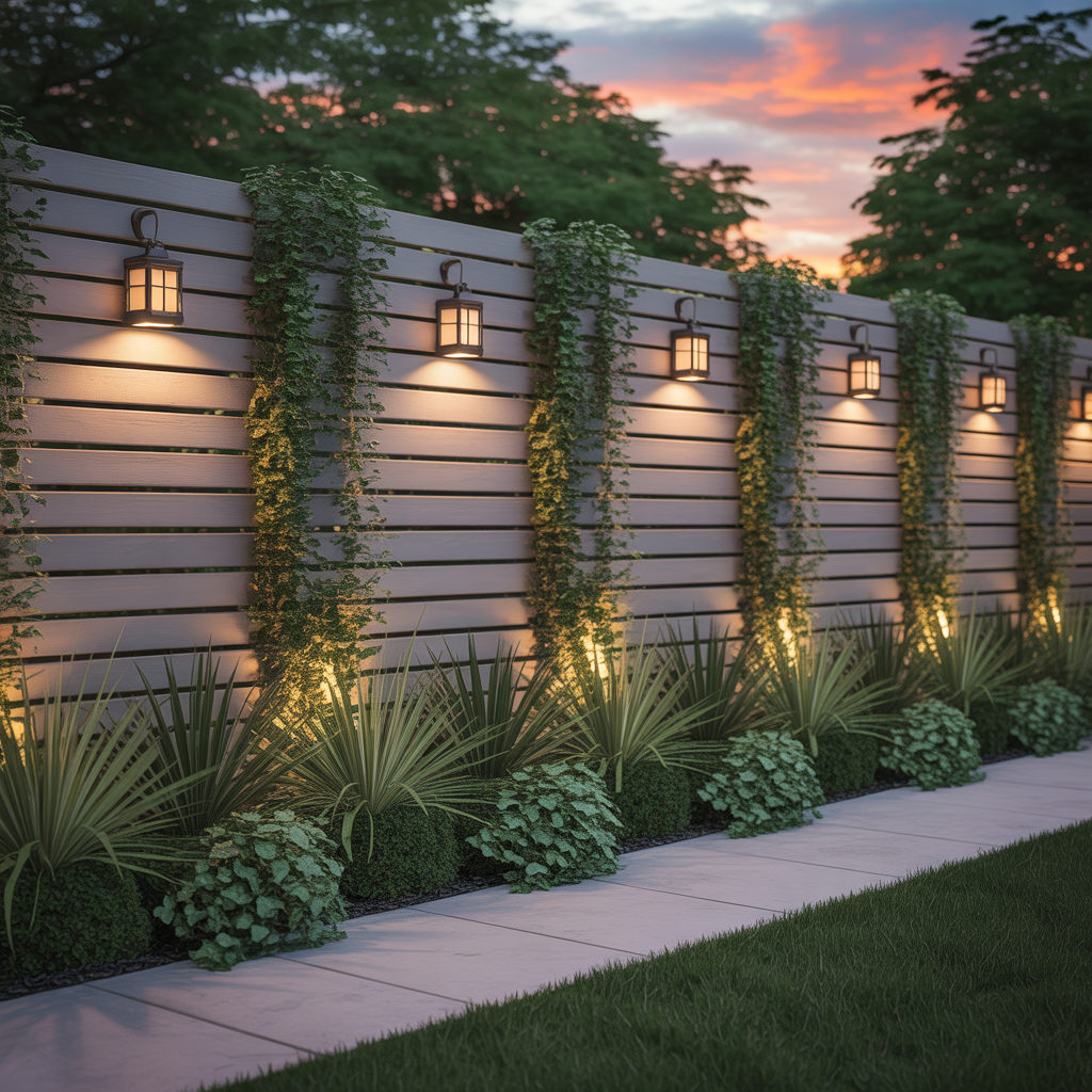 ideas for privacy fence