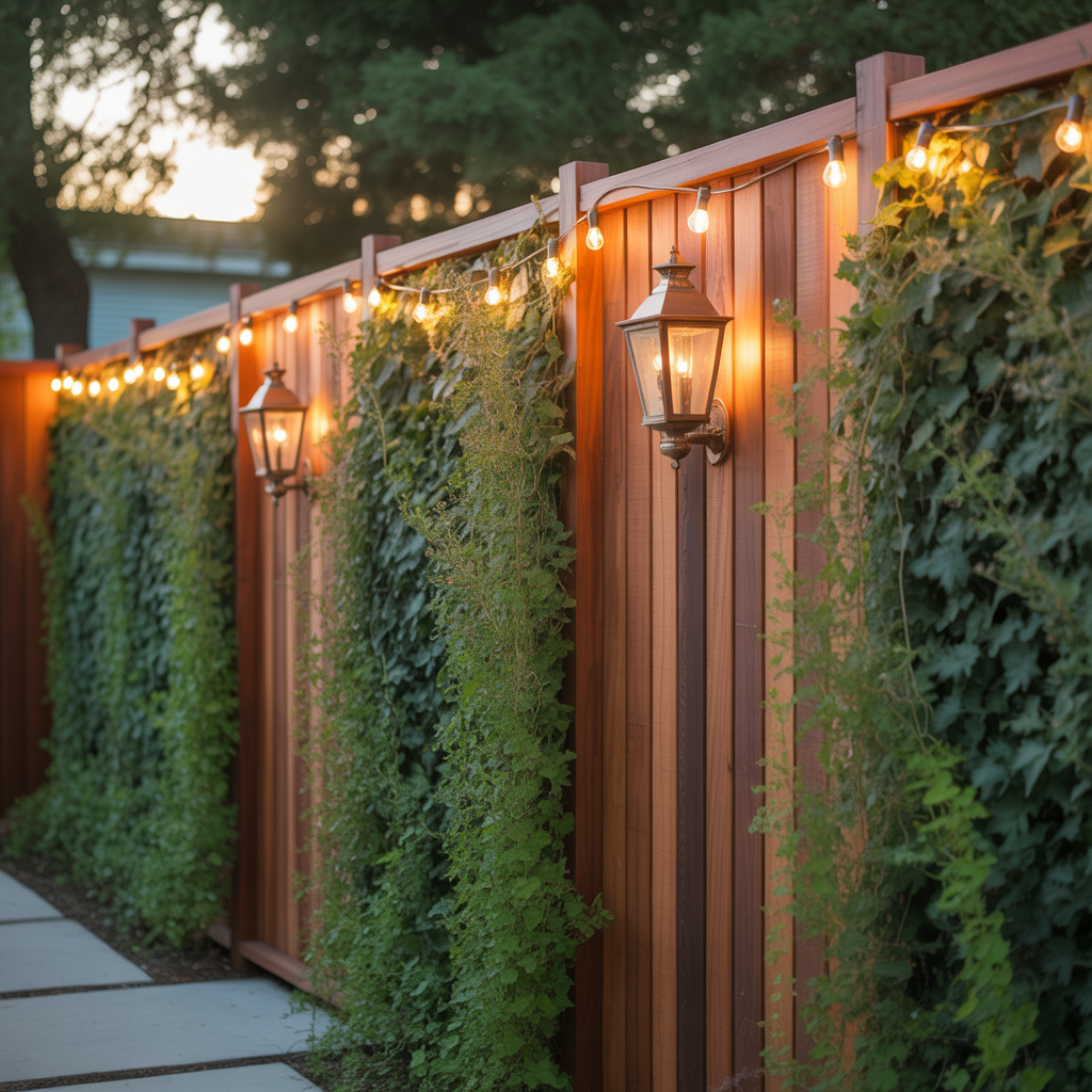ideas for privacy fence