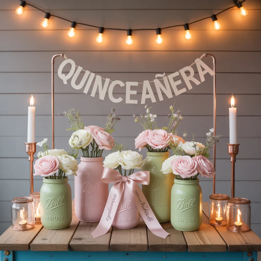 ideas for quinceanera centerpiece