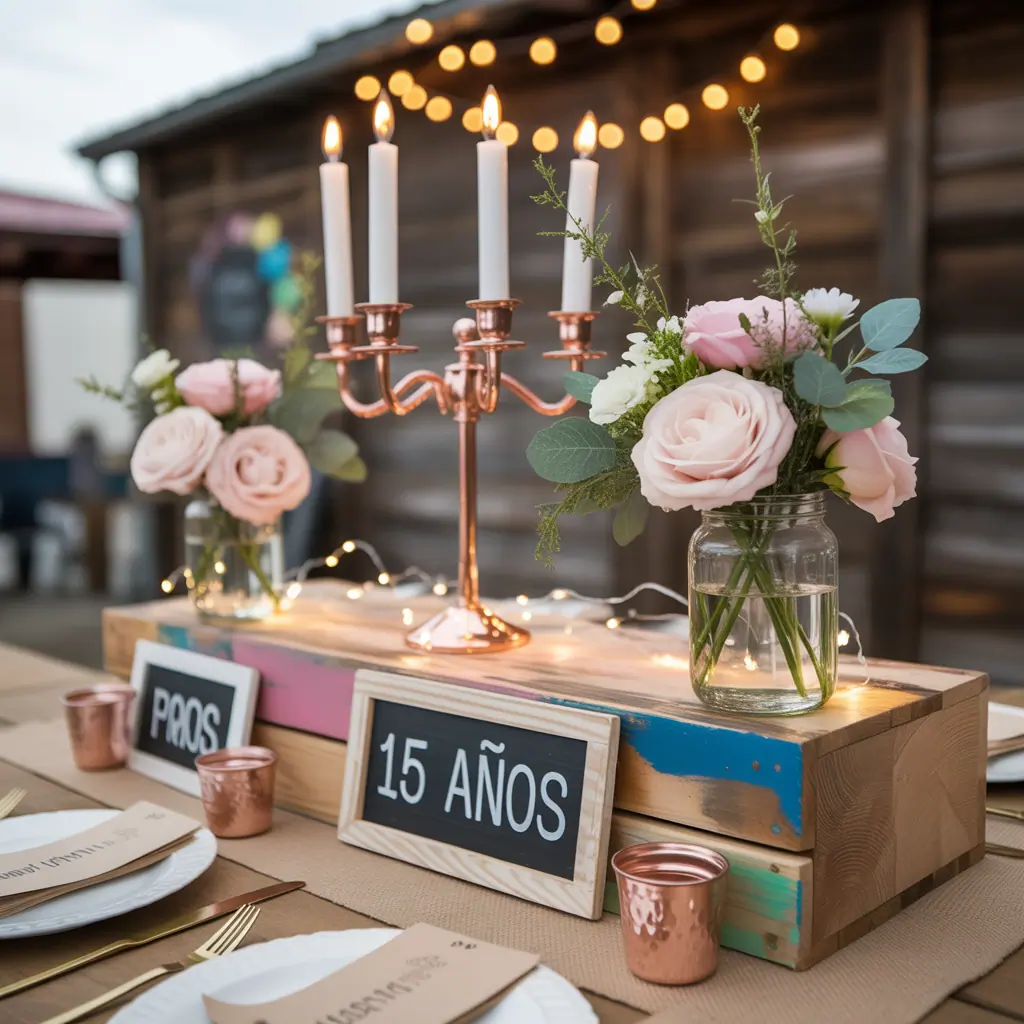 ideas for quinceanera centerpiece