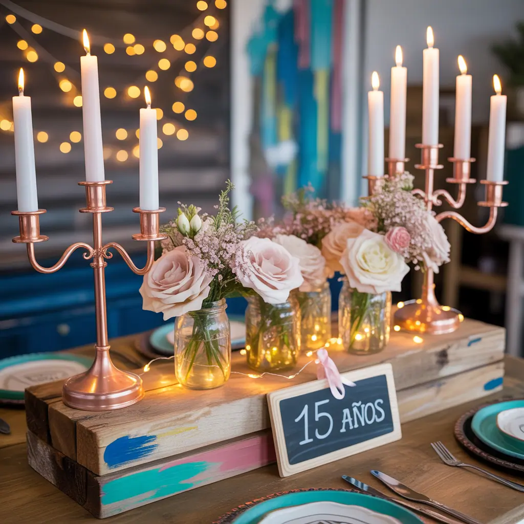 ideas for quinceanera centerpiece