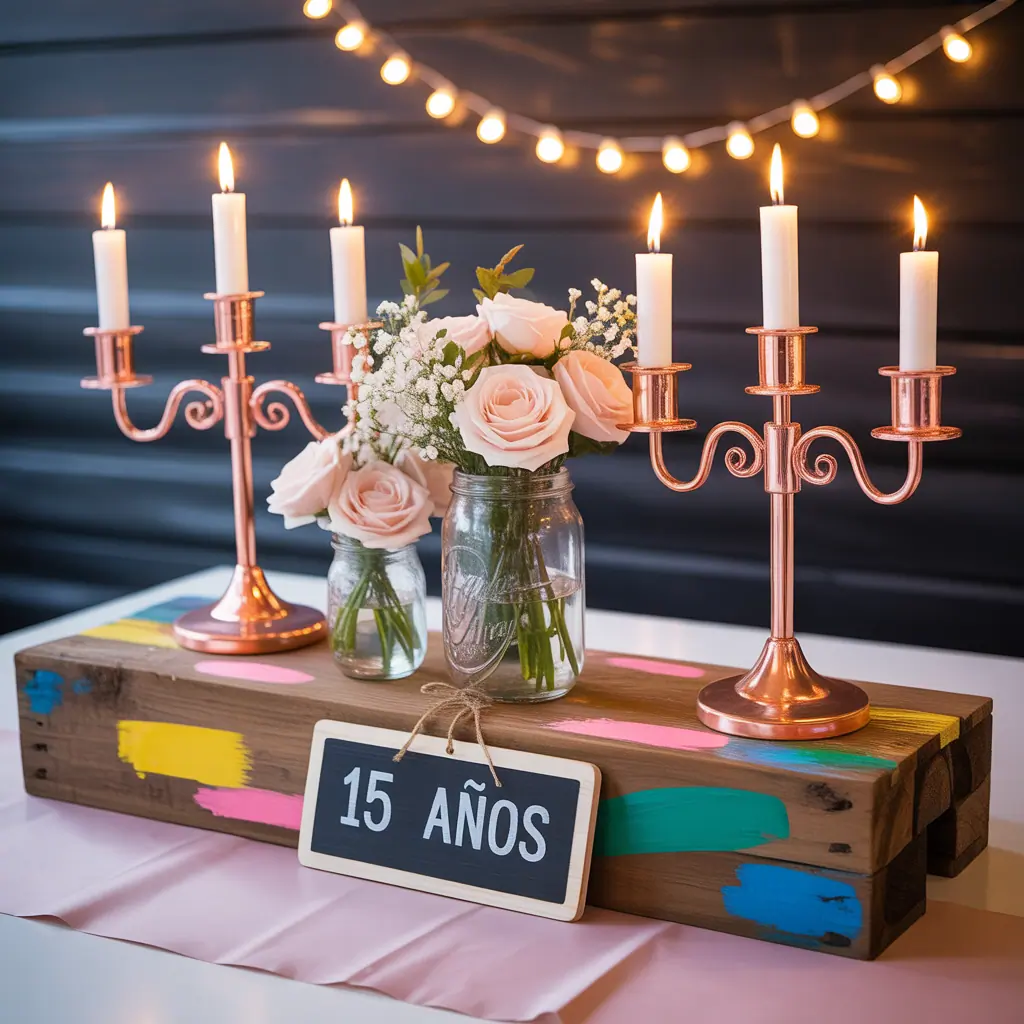 ideas for quinceanera centerpiece