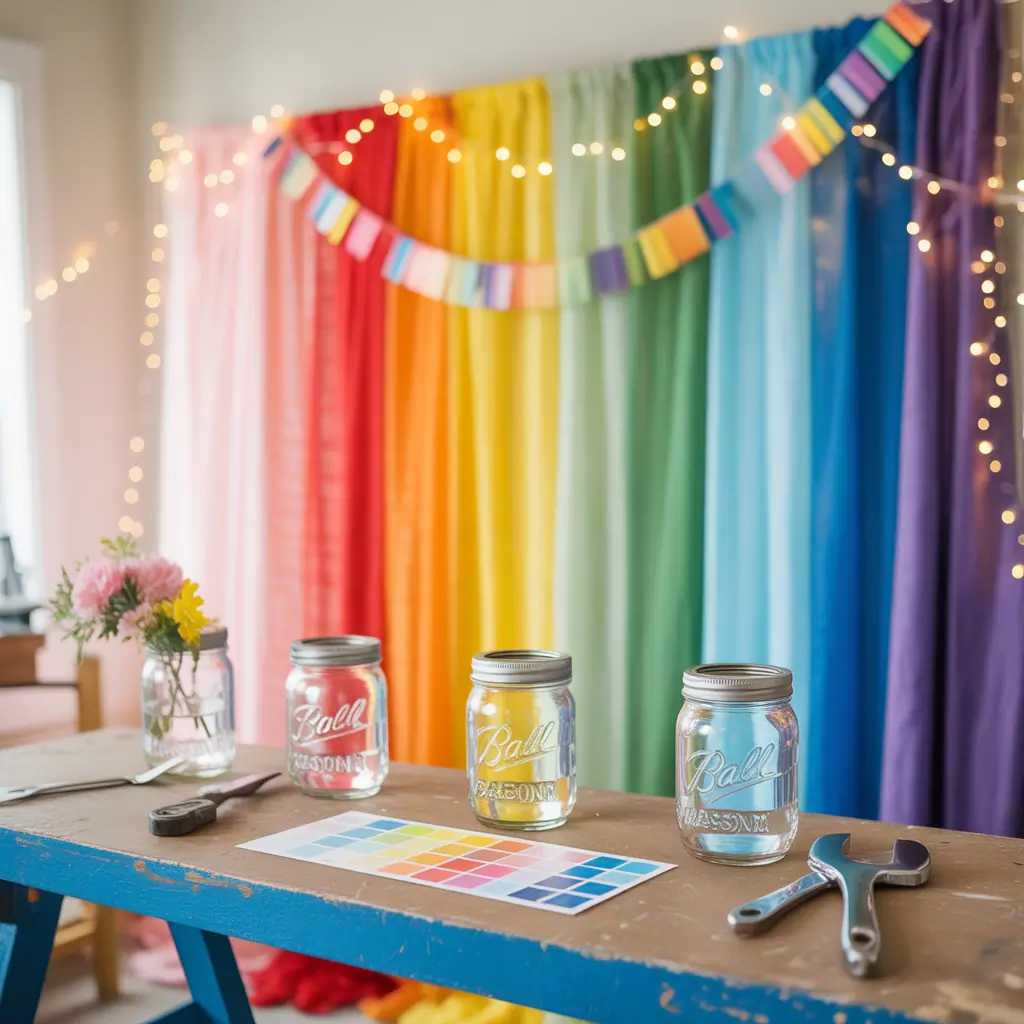 ideas for rainbow wedding