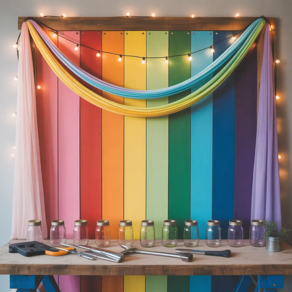 ideas for rainbow wedding