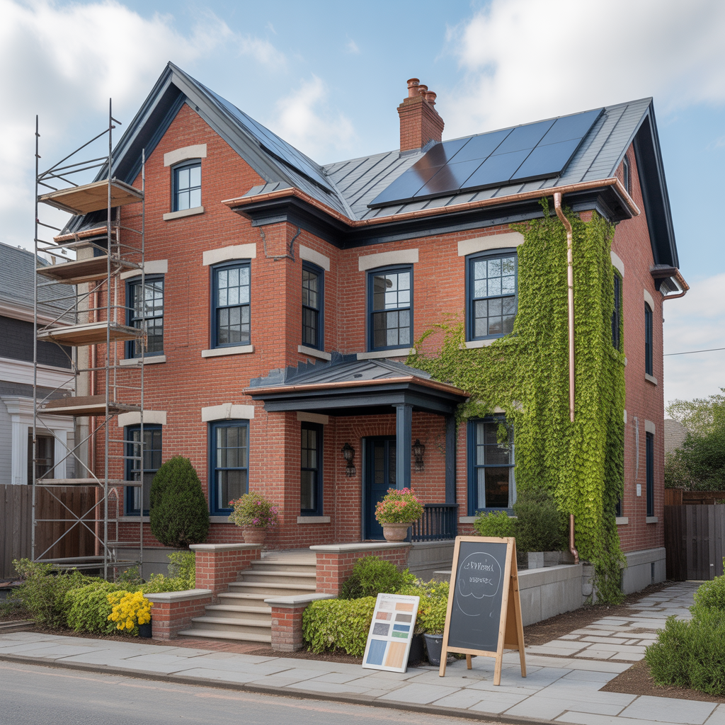 ideas for red brick house