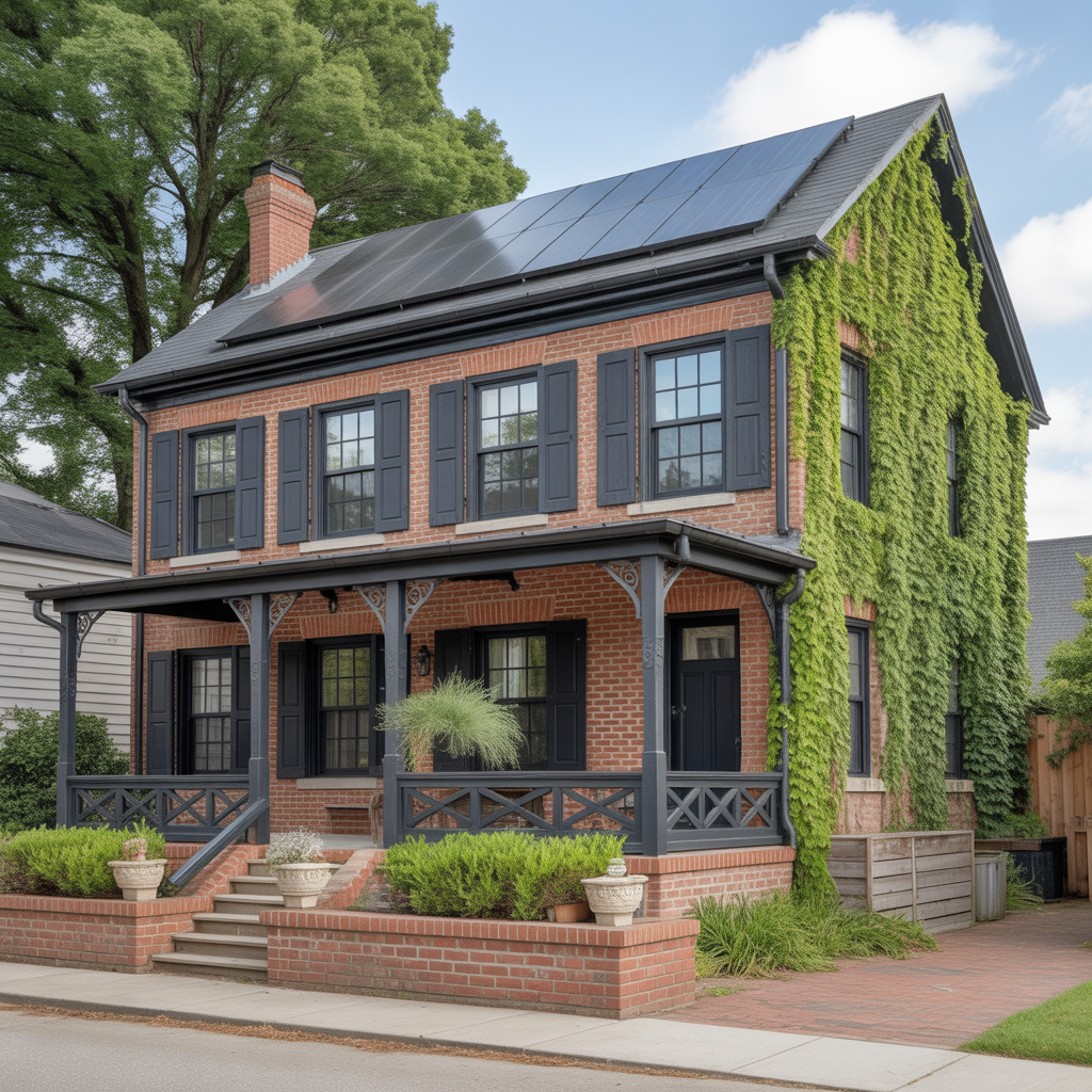 ideas for red brick house