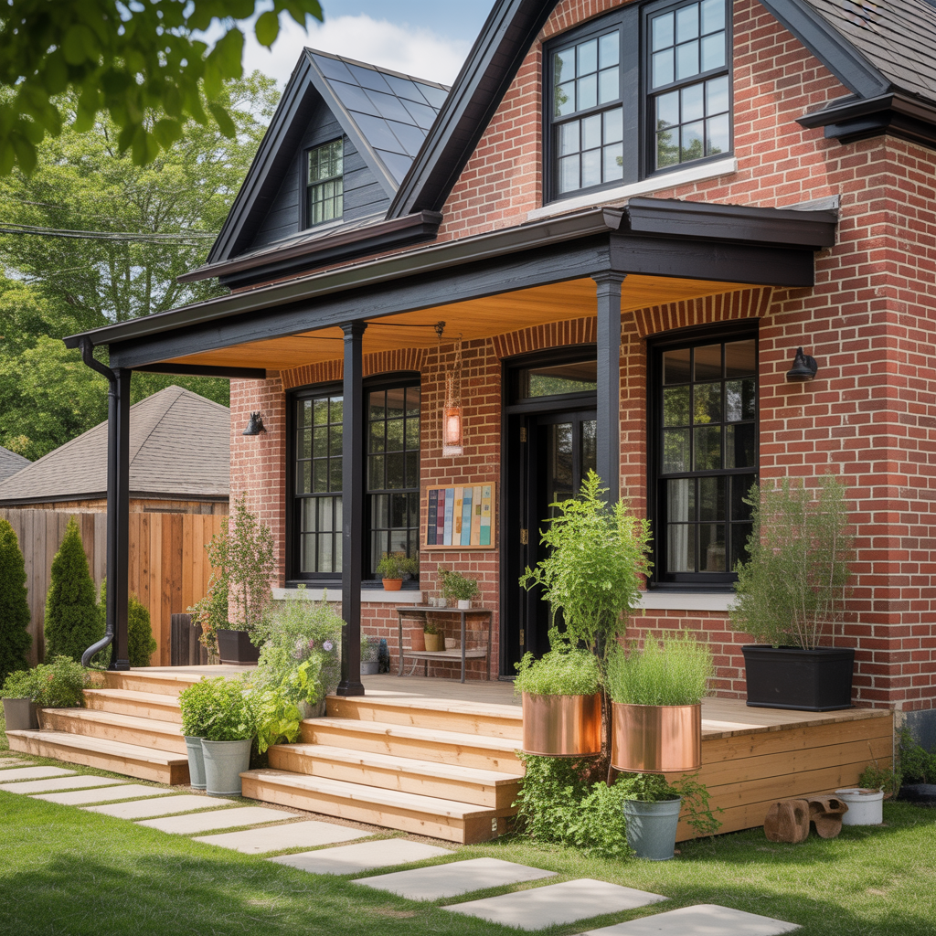 ideas for red brick house