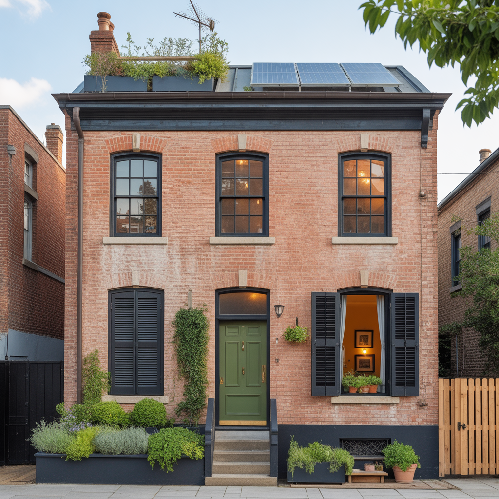 ideas for red brick house