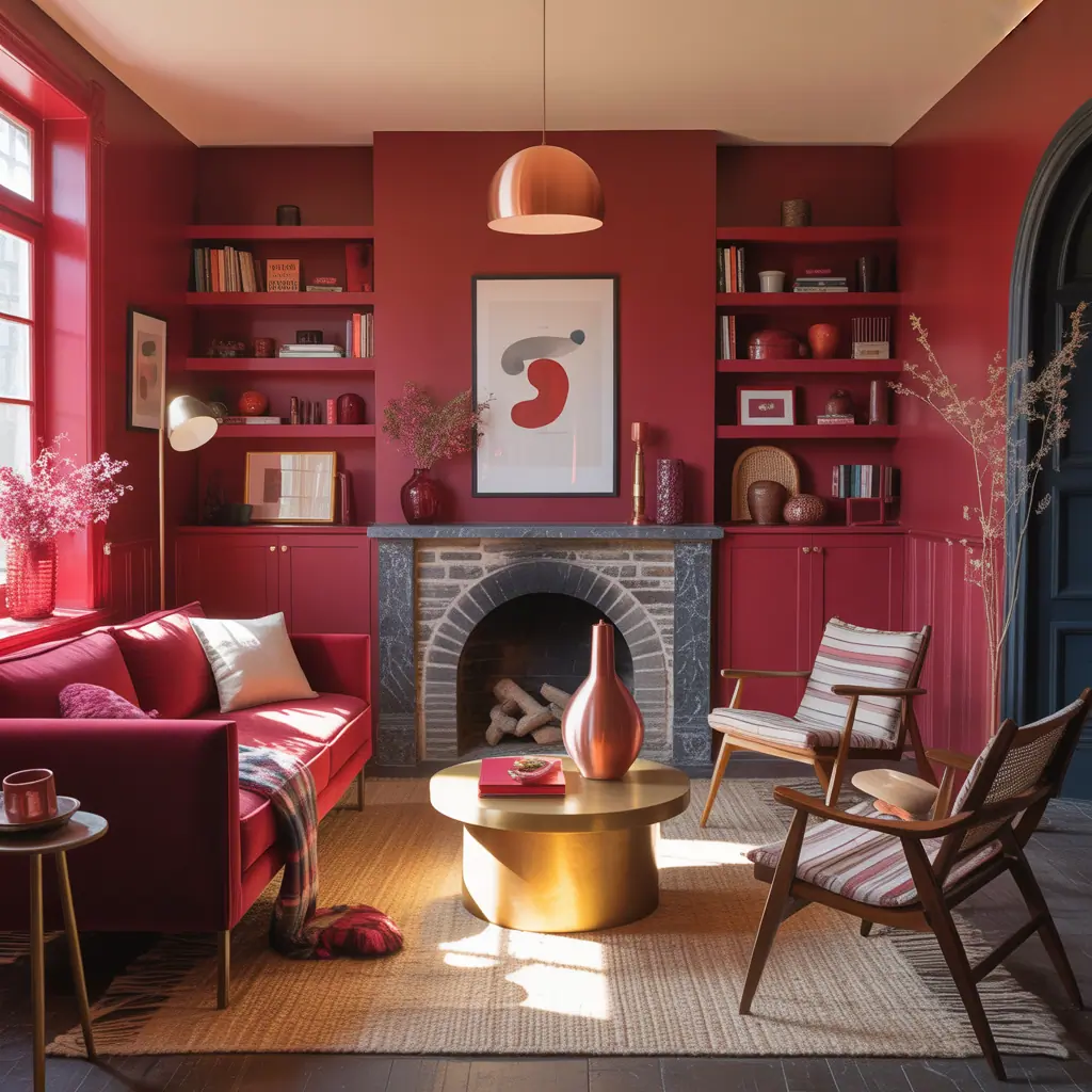 ideas for red room decor