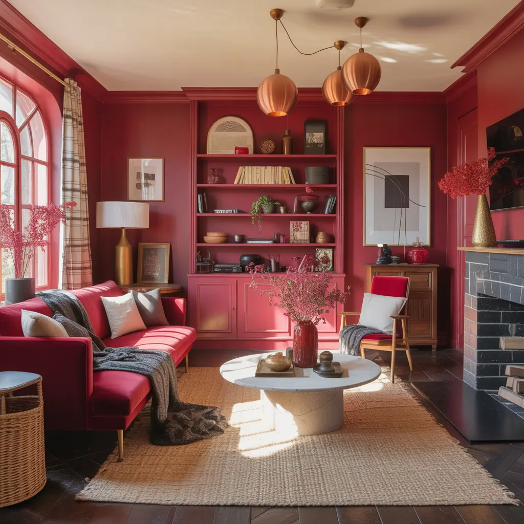 ideas for red room decor