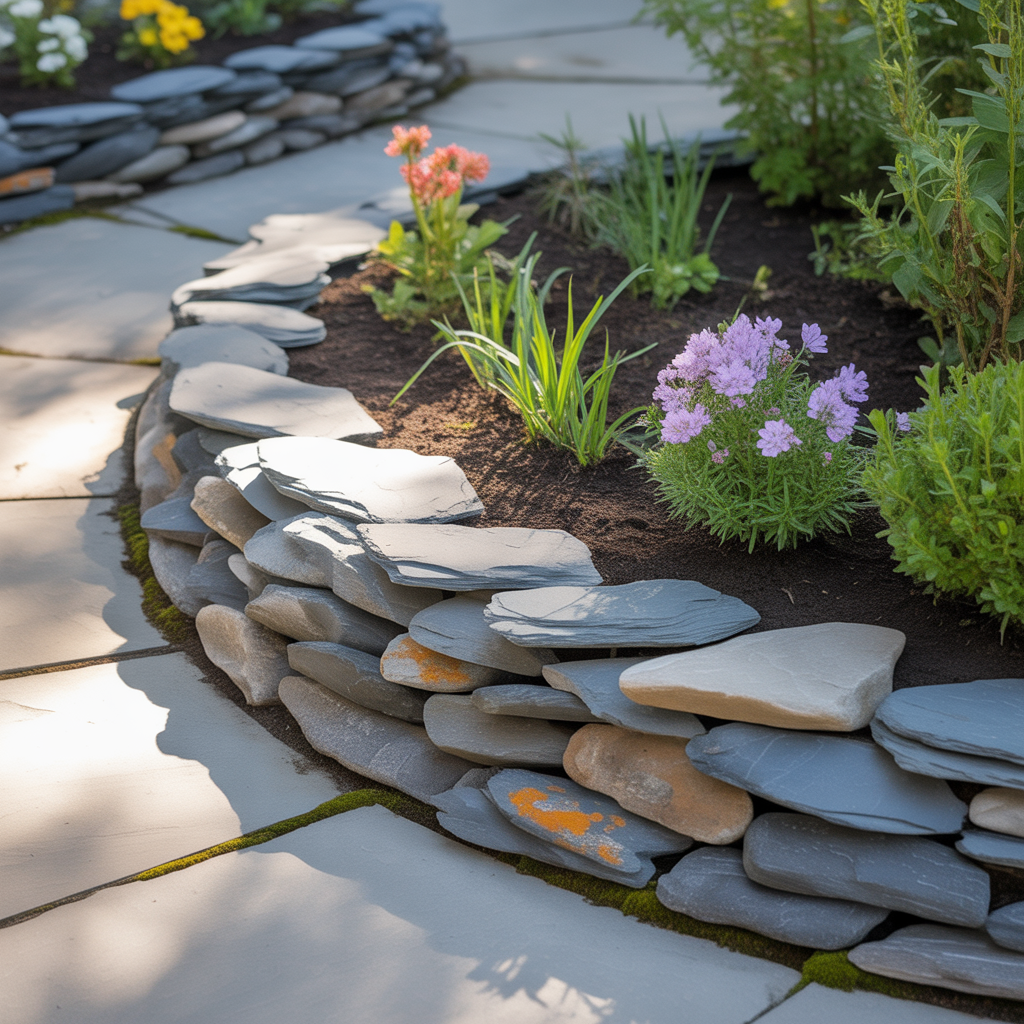 ideas for rock edging