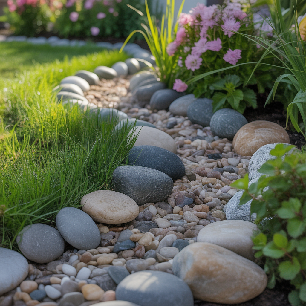 ideas for rock edging