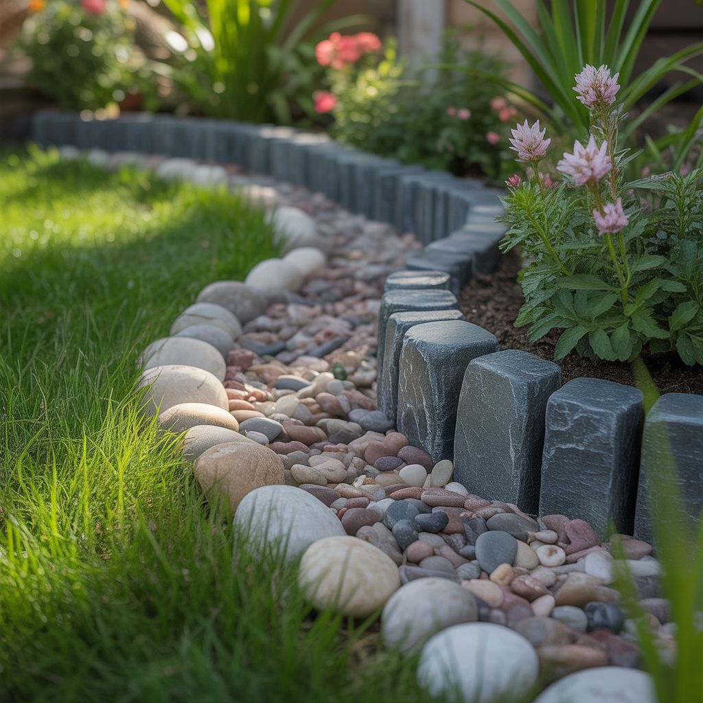 ideas for rock edging