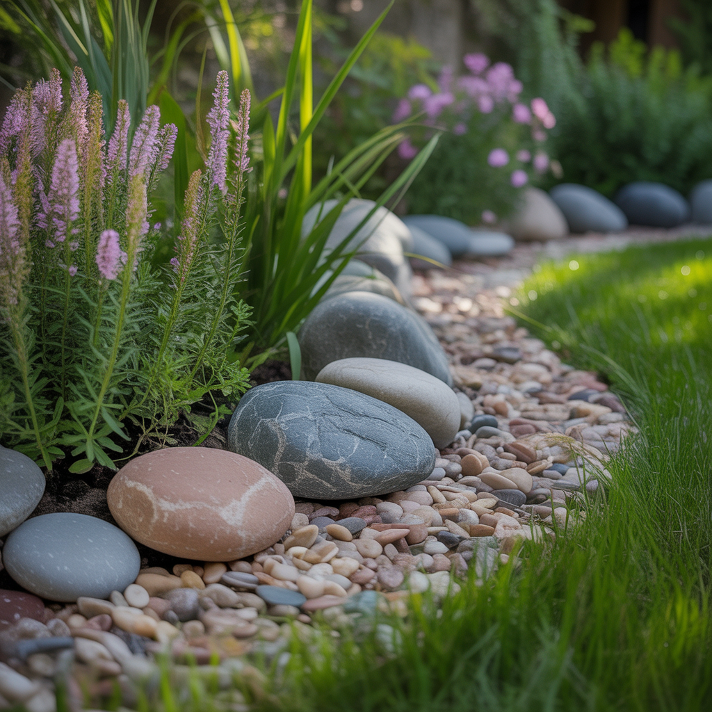 ideas for rock edging