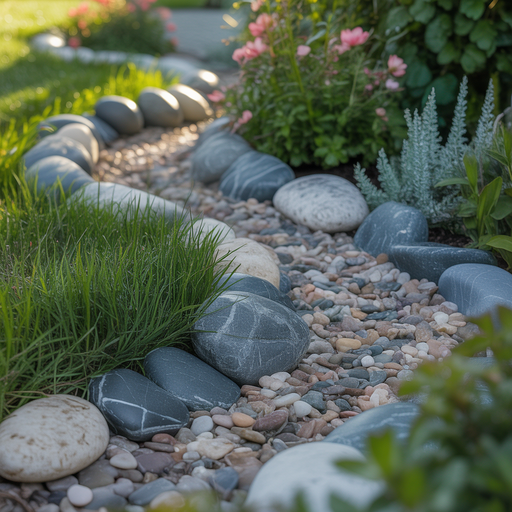 ideas for rock edging
