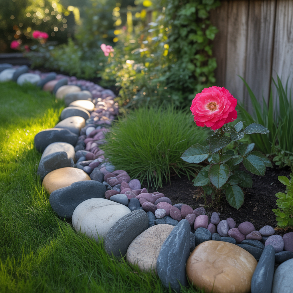 ideas for rock edging