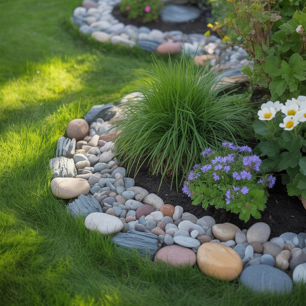 ideas for rock edging