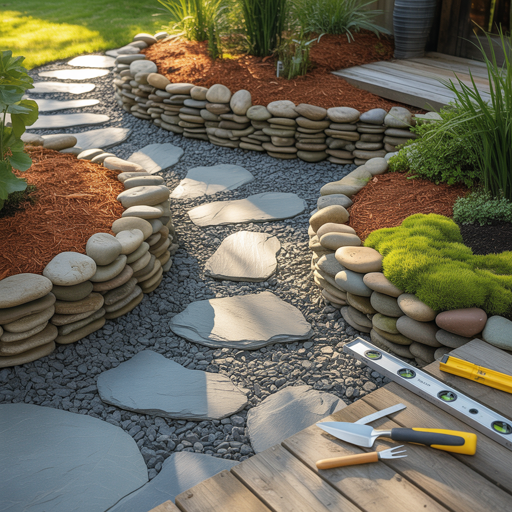 ideas for rock edging