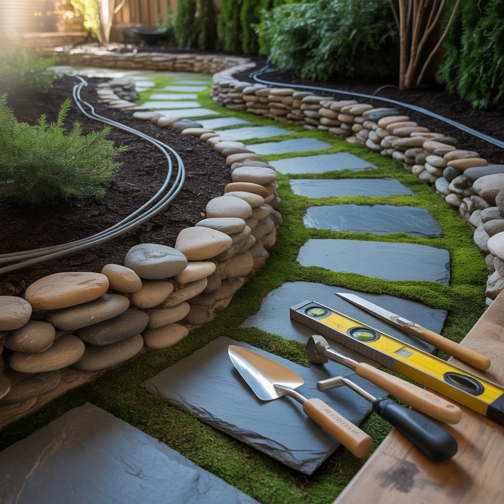 ideas for rock edging